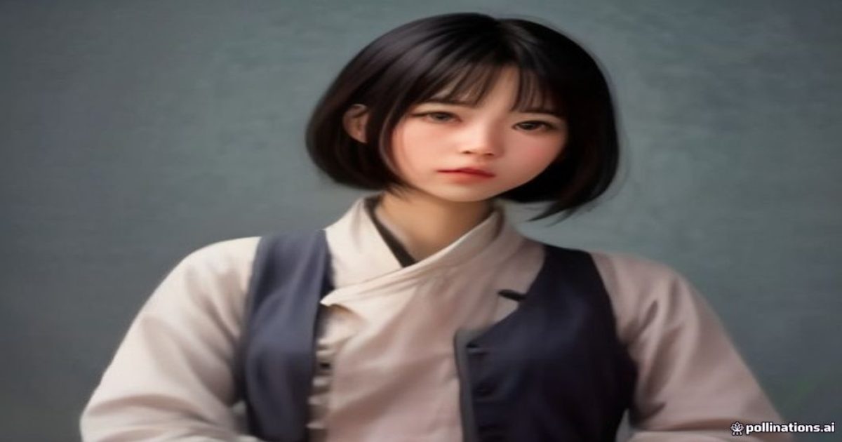 冲田杏梨官方写真形象图，柔和自然光线下的日本写真偶像清新自然造型，背景为日式庭院风格，画面温暖明亮